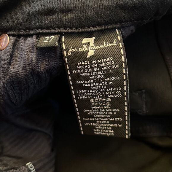 7 for all Mankind Kimmie Straight Leg Slim Illusion Luxe size 27 - Picture 12 of 12